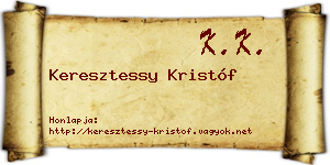Keresztessy Kristóf névjegykártya